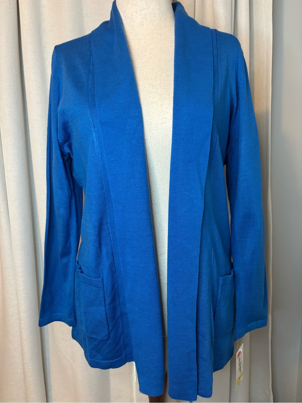Allison Daley  Open-Front Cardigan Sweater Medium  New with Tag